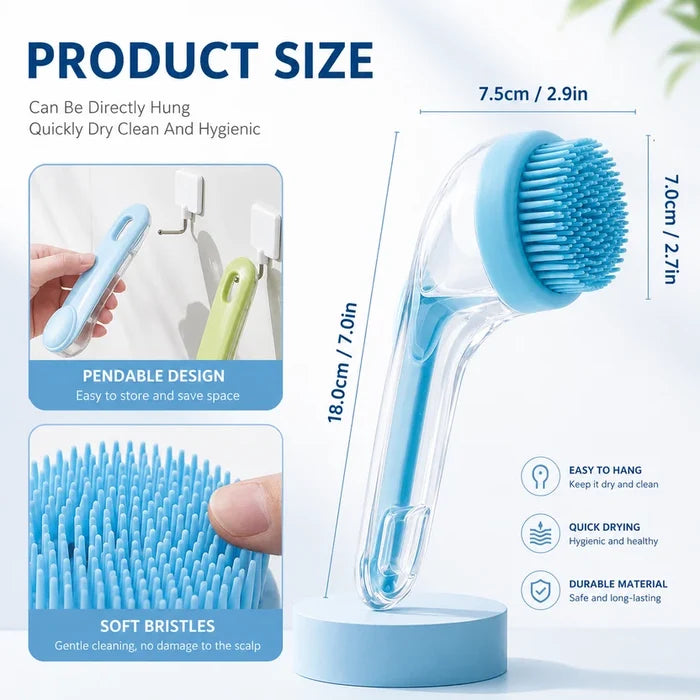PawLuxe™ 2-in-1 Pet Bath & Massage Brush