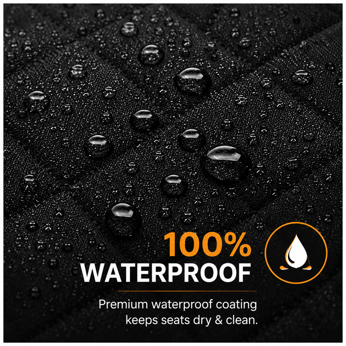 PawLuxe™ Premium Waterproof Dog Car Seat Protector
