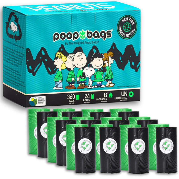 Peanuts Eco Pals Sustainable Poop Bags — 360 Rolls