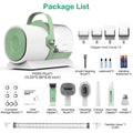Pet fur grooming suction tool