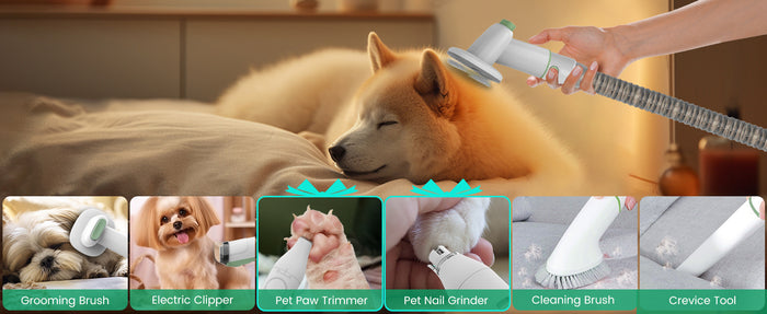 Pet Fur Grooming Suction Tool