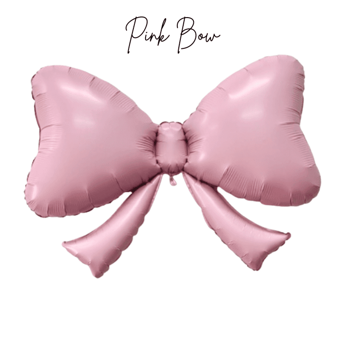 Pink Bow Balloon – 40" Foil Balloon