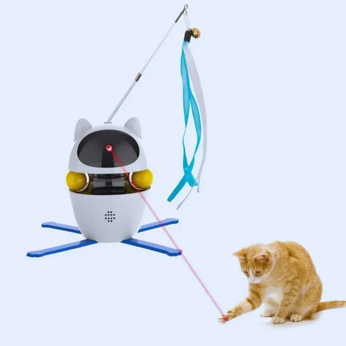 PlayInstinct – Robotic Cat Toy with Moving Feather
