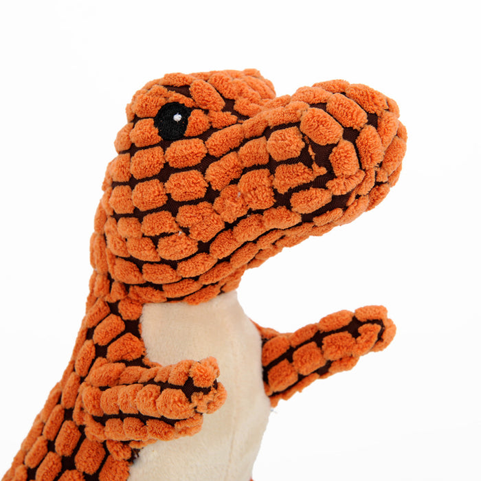 Plush Squeaker Dinosaur Dog Toy