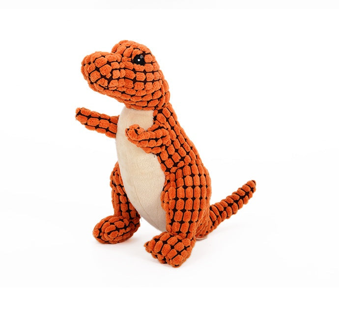 Plush Squeaker Dinosaur Dog Toy