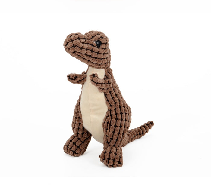Plush Squeaker Dinosaur Dog Toy