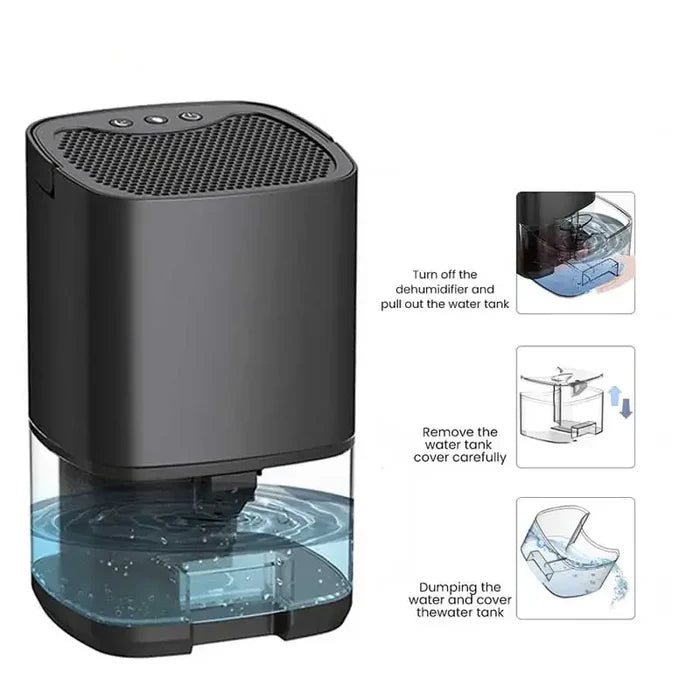 Portable Air Dehumidifier for Home – Quiet & Effective Moisture Control