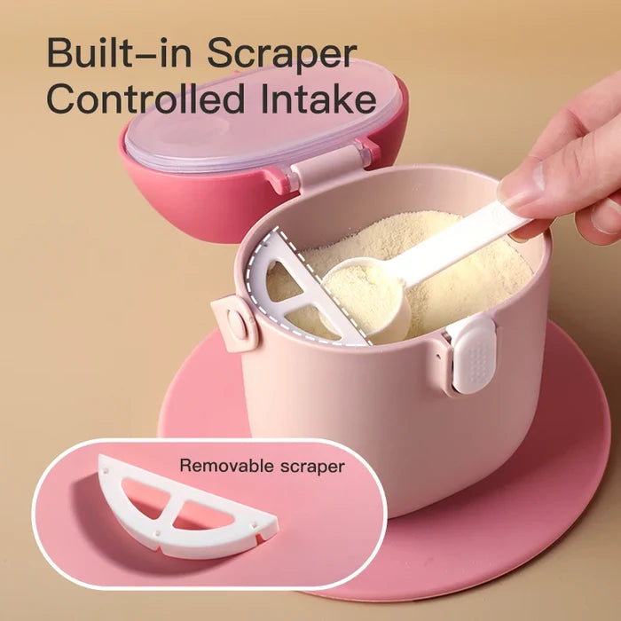 Portable Milk Powder Container – Large Capacity & Travel-Friendly