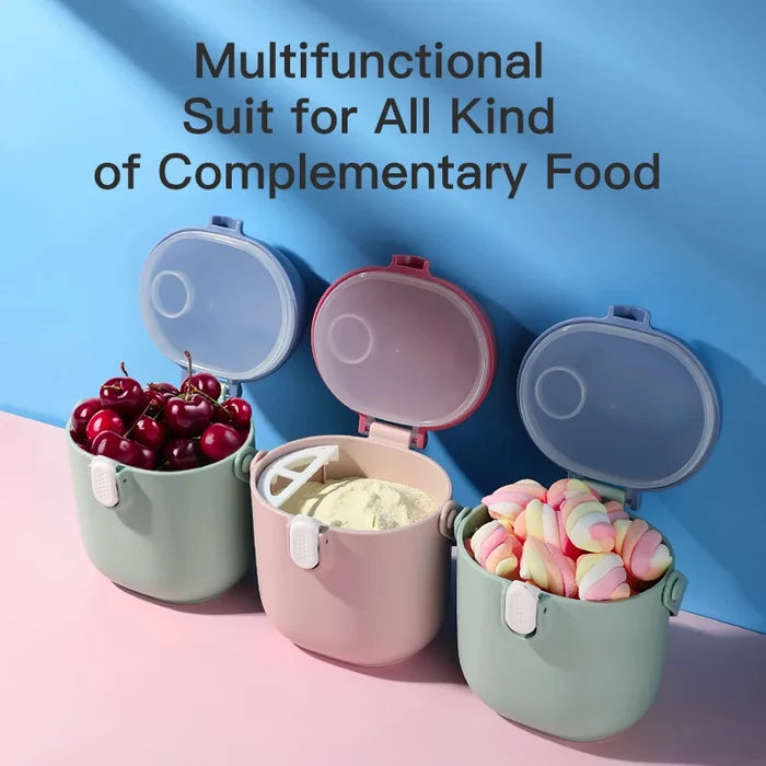 Portable Milk Powder Container – Large Capacity & Travel-Friendly