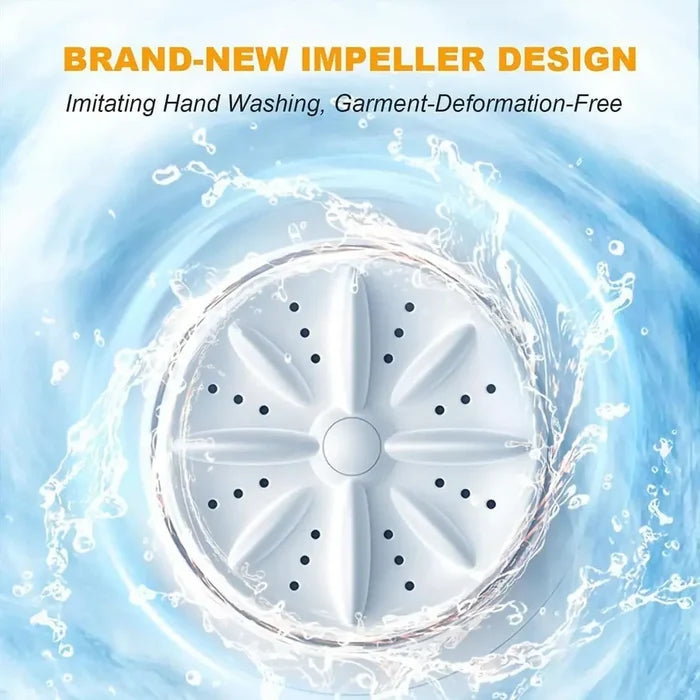 Portable Mini Washing Machine – USB Portable Laundry Cleaner