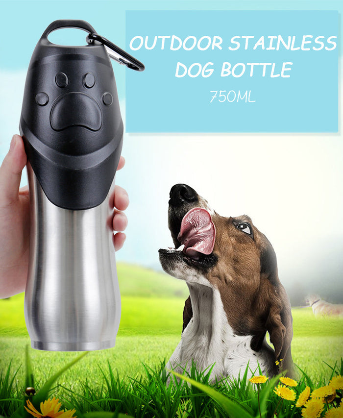 Portable pet drinking bottle