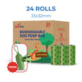 Powerpets Biodegradable Pet Poop Bags – 24 Rolls / 36 Rolls Disposable Dog Waste Bags PP 24 Rolls (360pcs)