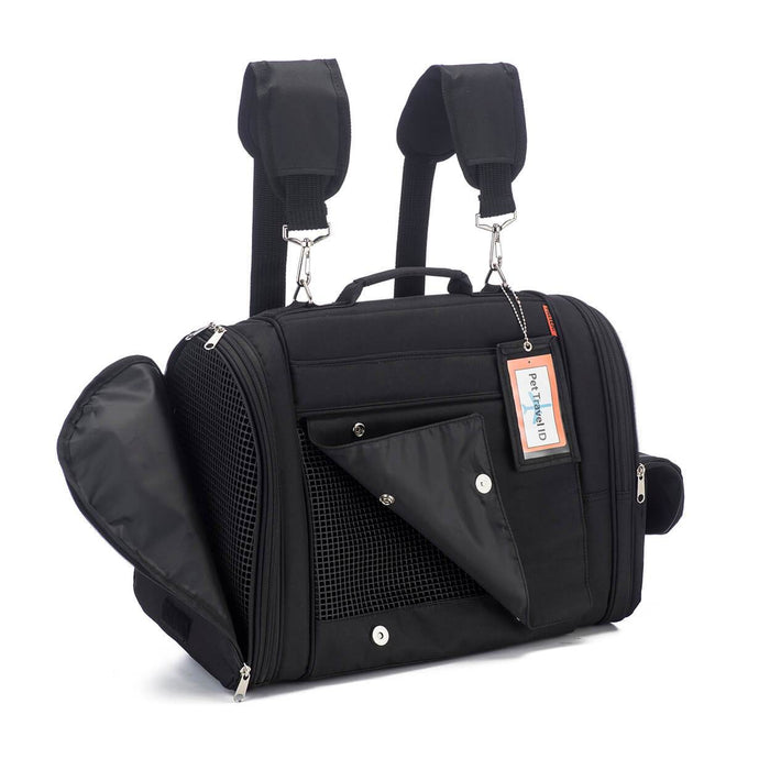 Backpack-style pet carrier