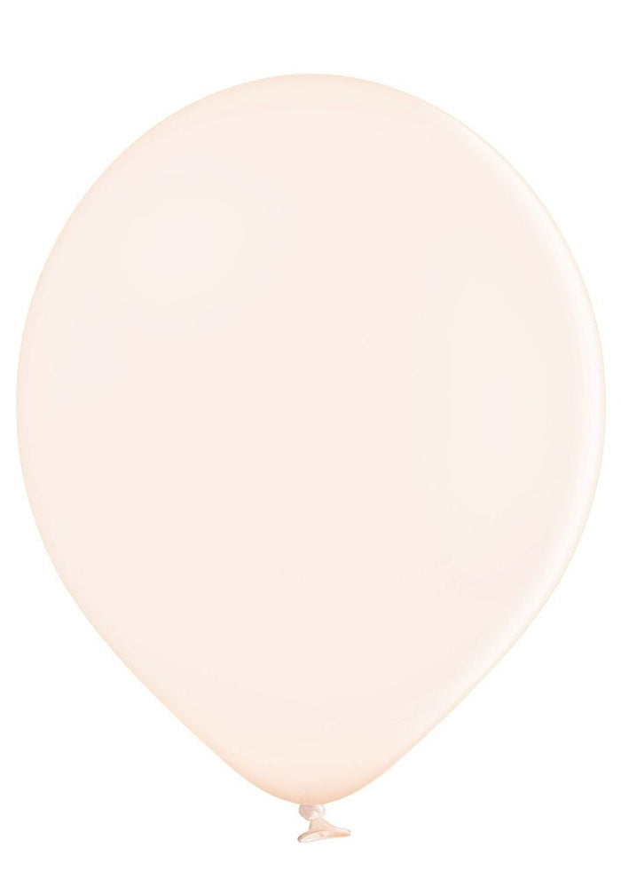 Light blush latex balloon, single balloon