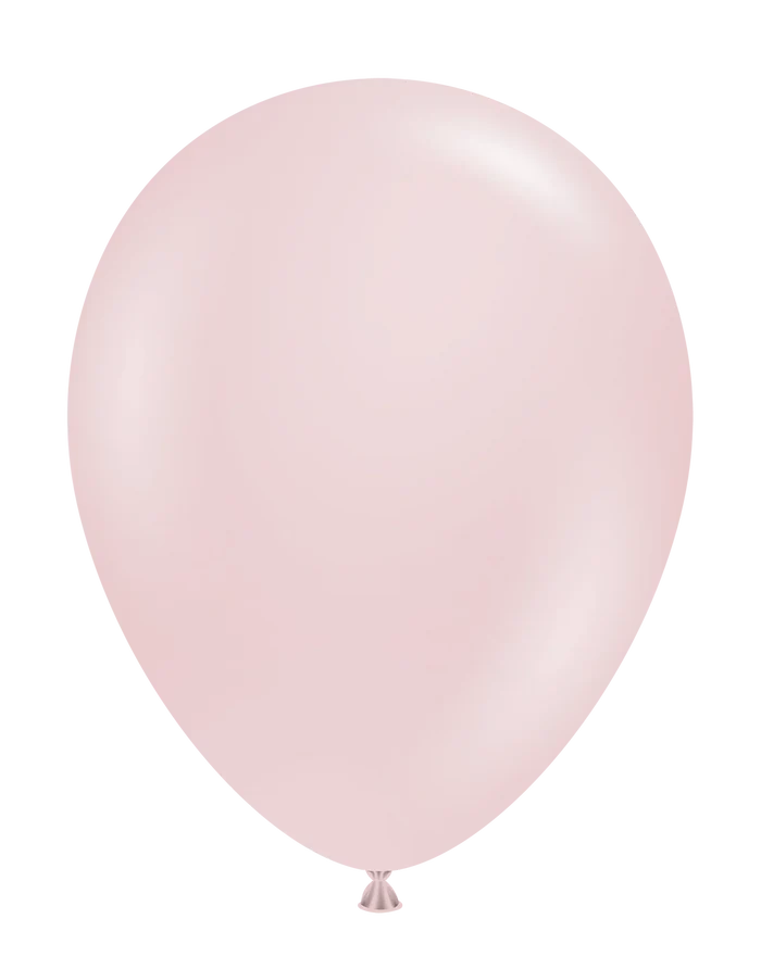 Light pink latex balloon