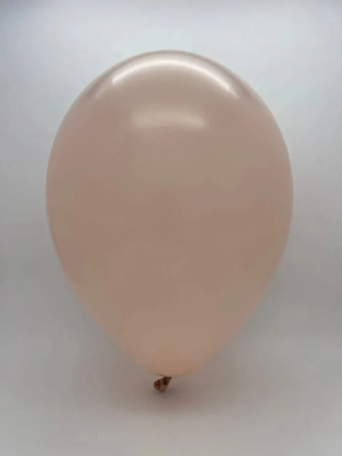 Light peach latex balloon