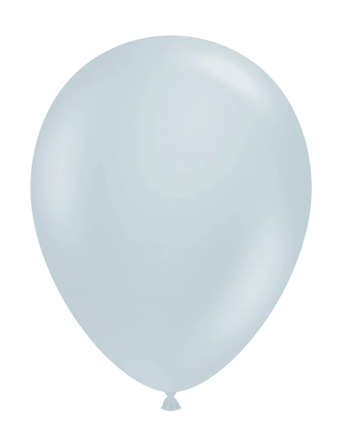 Premium Fog Gray Latex Balloon Cluster (5", 11” and 17”)