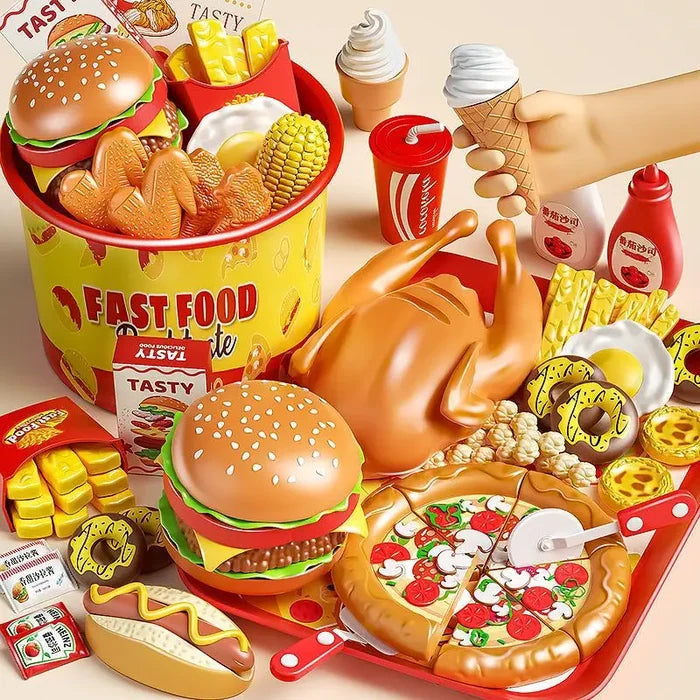 Pretend Play Dessert Kitchen Set for Creative Learning Fun