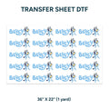 Printed DTF Sheets by Yards - Bluey design 2