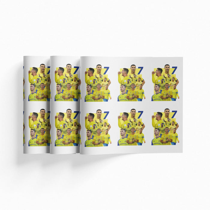 Printed DTF Sheets by Yards - Cristiano Ronaldo