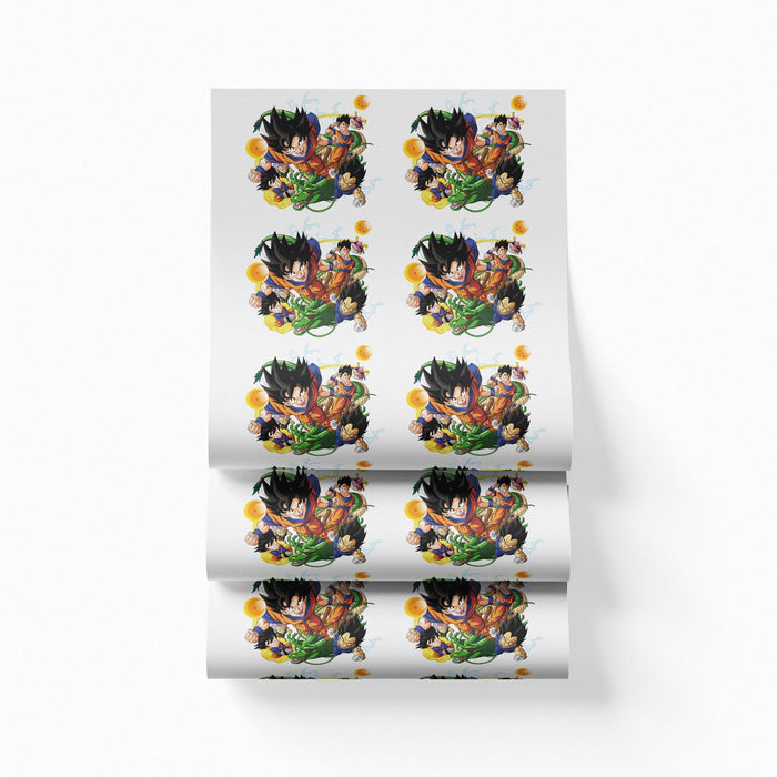 Printed DTF Sheets by Yards - Dragon Ball