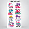 Printed DTF Sheets by Yards - Faith & God Quotes – Inspirational  Designs