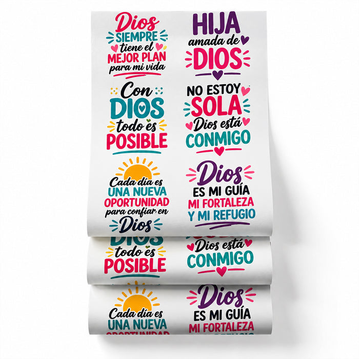 Printed DTF Sheets by Yards - Faith & God Quotes – Inspirational  Designs