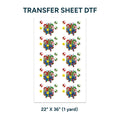 Printed DTF Sheets by Yards - Mario and Luigi