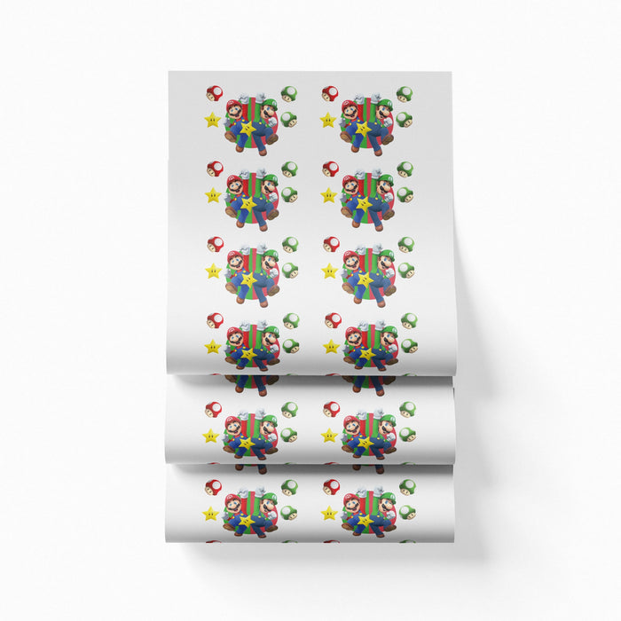 Printed DTF Sheets by Yards - Mario and Luigi