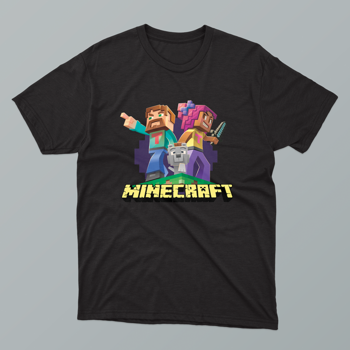 Printed DTF Sheets by Yards - Minecraft 1