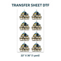 Printed DTF Sheets by Yards - Star Wars