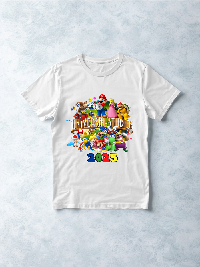 Printed DTF Sheets by Yards -Universal studios Trip