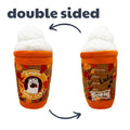 Puggin Spice Latte Power Plush Squeaky Dog Toy: 2 Sizes - Glad Dogs Nation | ALL Profits Donated