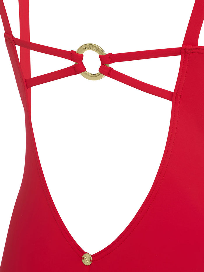 Raquel swimsuiti in fiery red    - SS26 The Golden Hour Collection NAIA Beach