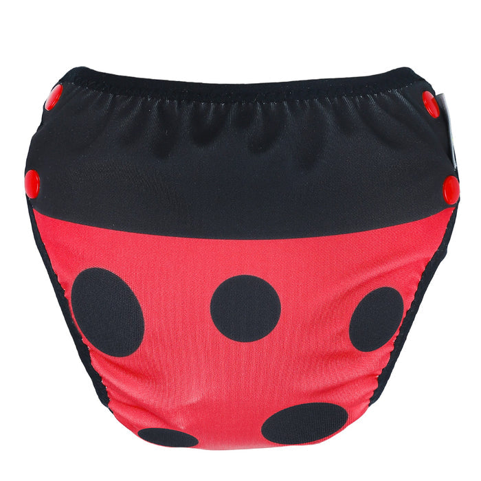 Red Ladybug Swimming Diaper
