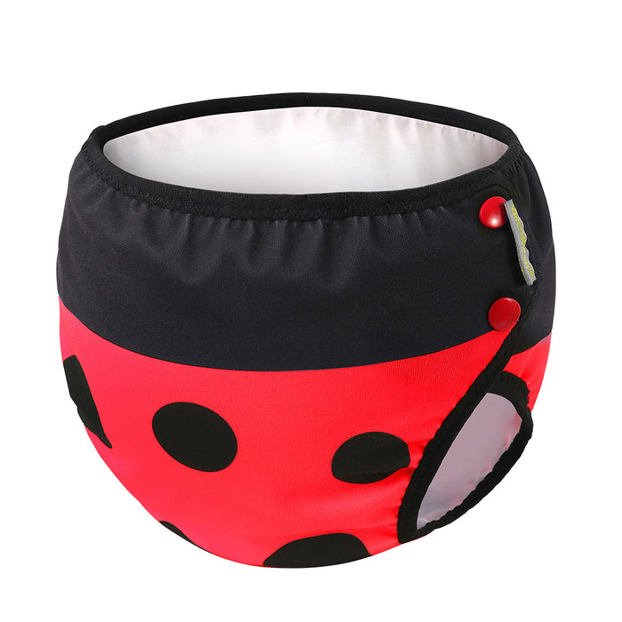 Red Ladybug Swimming Diaper