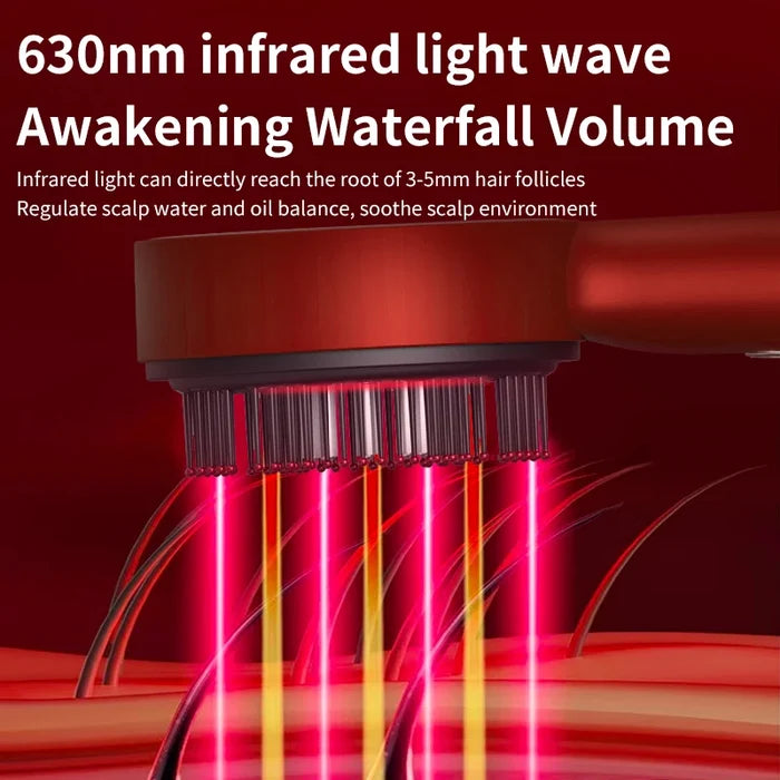 Red Light Scalp Massager for Hair Growth & Relaxation