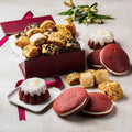 Red Velvet Gift Collection box with assorted pastries: cupcakes, whoopie pies and cookies