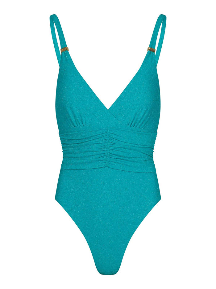 Rimini Swimsuit in emerald green by NAIA Beach