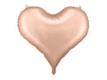Rose gold heart-shaped foil balloon