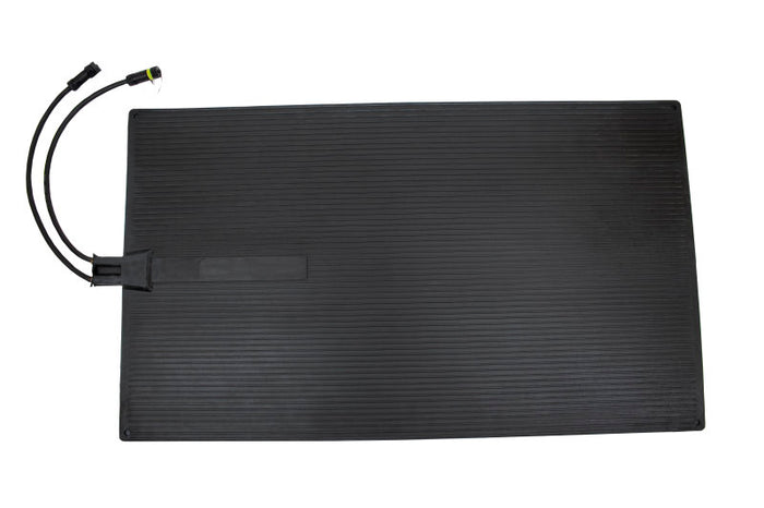 Rubber Mats for heating outdoor surfaces and steps to melt and remove ice and snow
