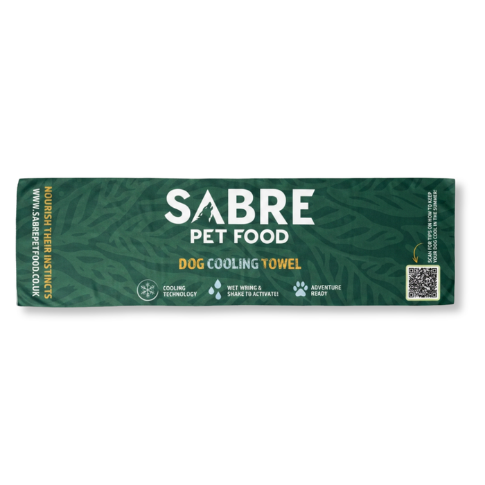 Sabre Reusable Dog Cooling Towel - 100 x 30cm