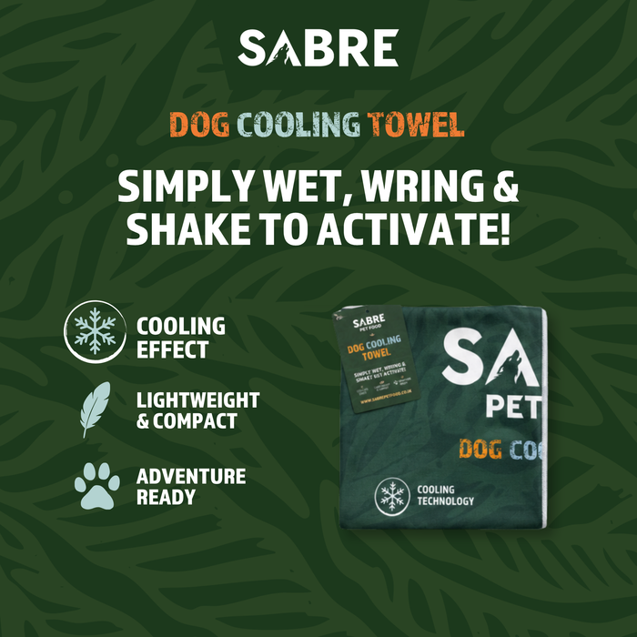 Sabre Reusable Dog Cooling Towel - 100 x 30cm