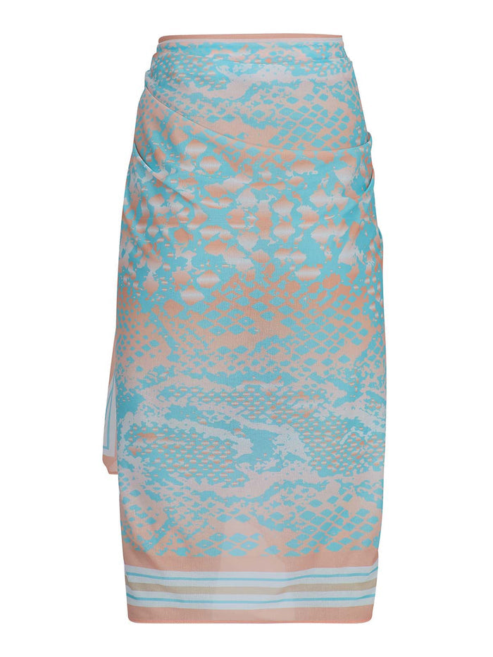 Golden hour snake print  sarong   - SS26 The Golden Hour Collection NAIA Beach