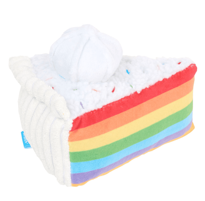 SAVE $1! BARK Peace of Cake 2 Squeakers Plush Dog Toy - Glad Dogs Nation | ALL Profits Donated