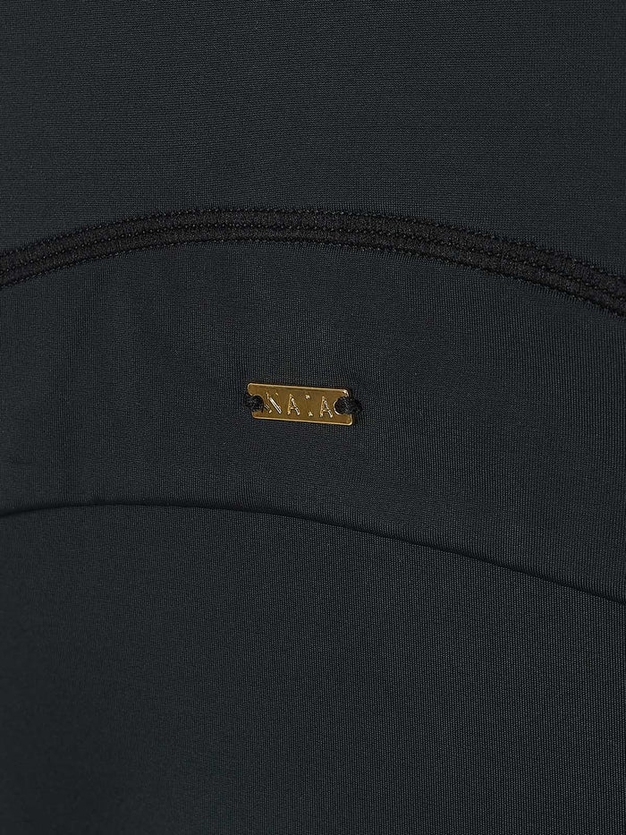 Serena Long Sleeve Training Top in black  from NAIA active active wear and layering collection