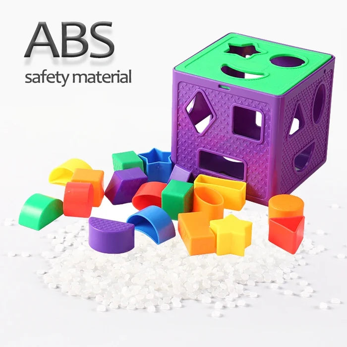 Shape Sorter Toy Box for Early Learning & Color Matching
