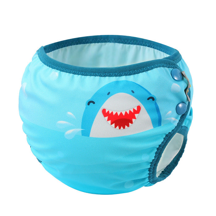 Shark Swimming Diaper