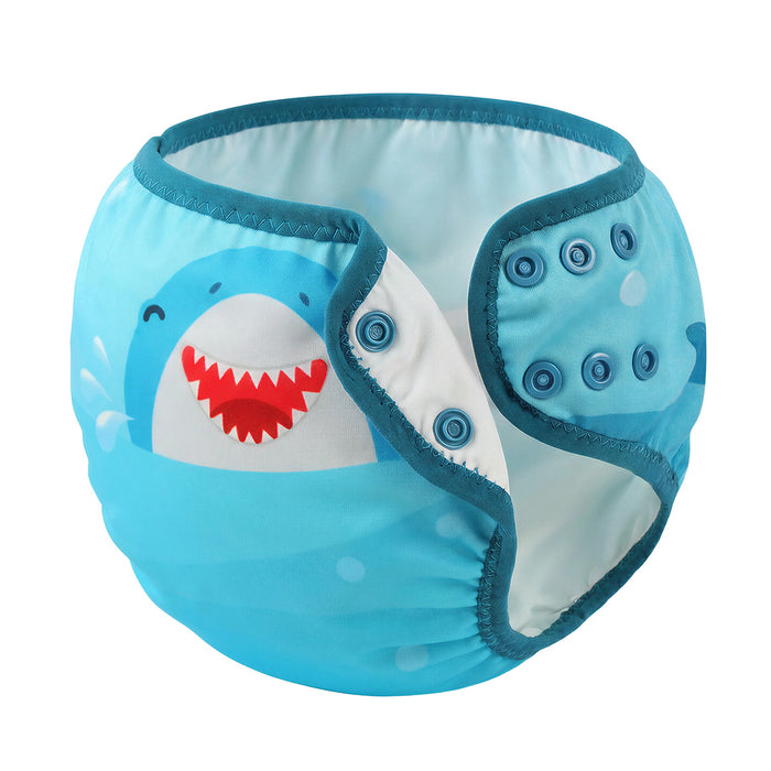 Shark Swimming Diaper