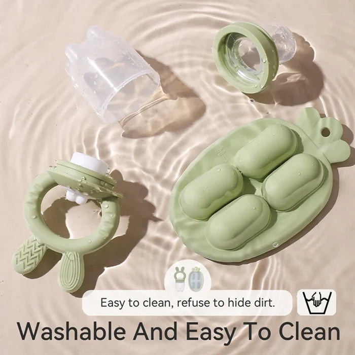 Silicone Baby Fruit Feeder – Safe Teething & Mess-Free Eating